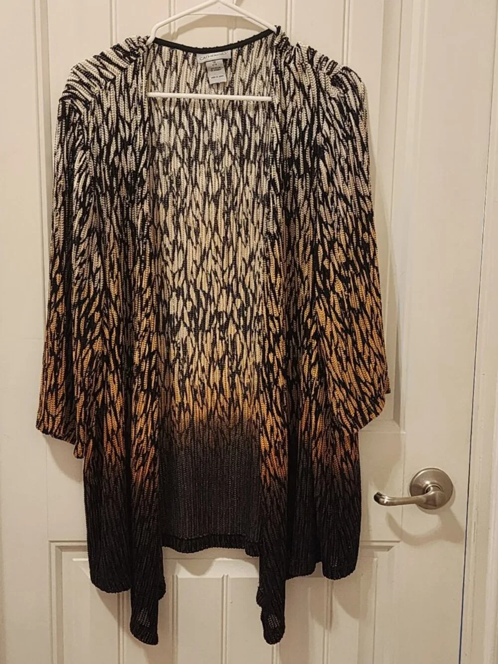 Catherine's 1XL open-front cardigan